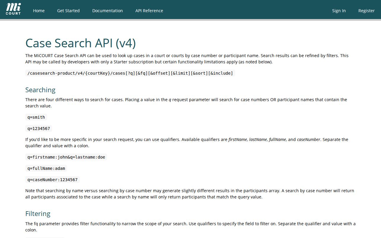Antrim case search official MiCOURT filtering reference