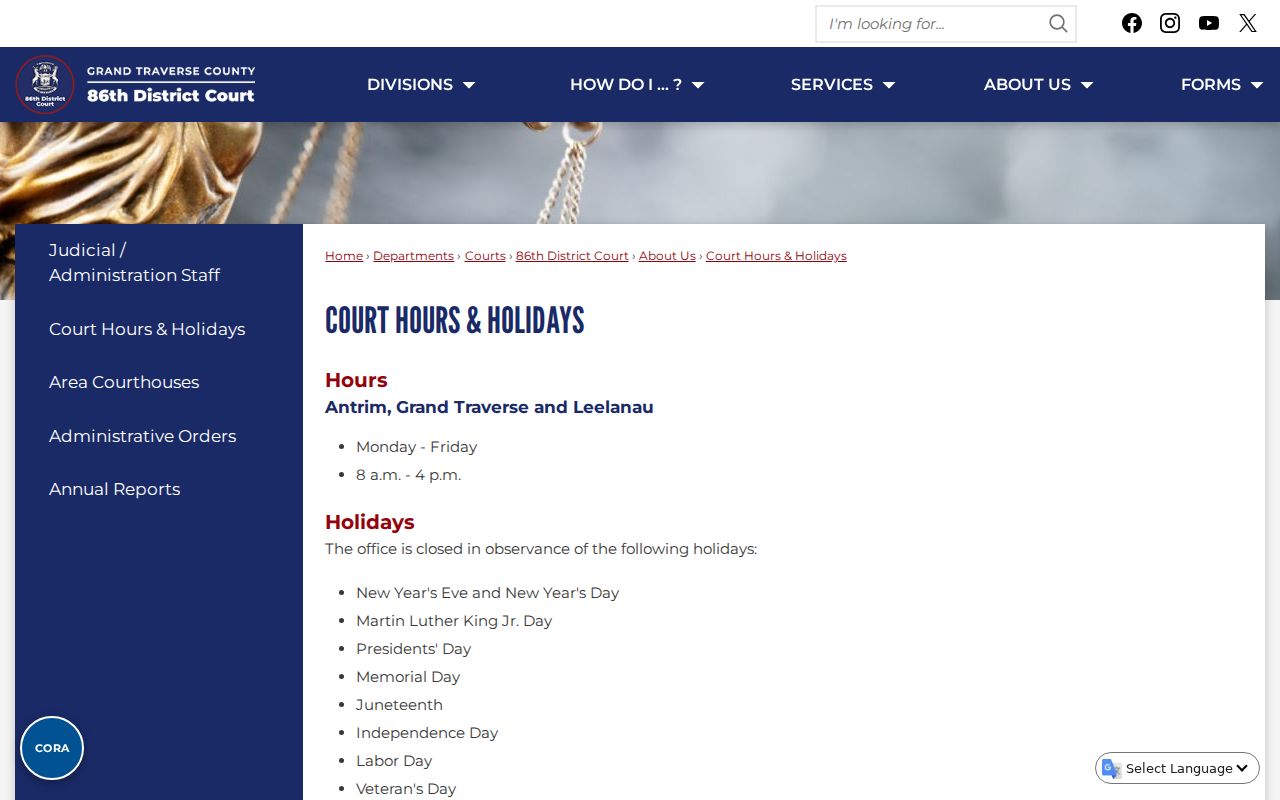 Antrim court calendar court hours and holiday closure source