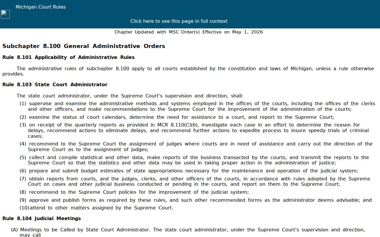 Antrim criminal docket public court-record access rule source